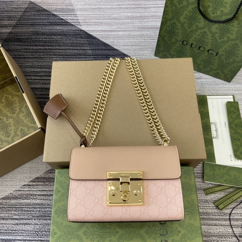 Gvc*1 padlock shoulder bags